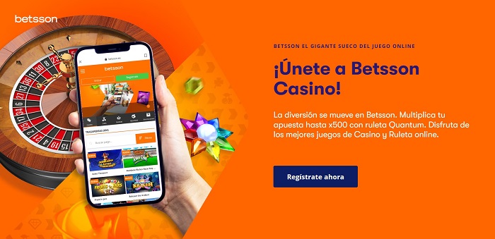 Betsson Casino screenshot 2022