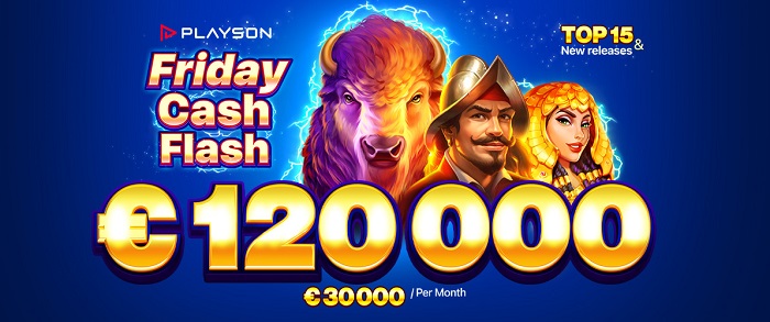 Loki Casino realiza torneo “Friday Cash Flash 120k” con tragamonedas de Playson